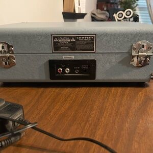 Crosley Light Blue Portable Turntable